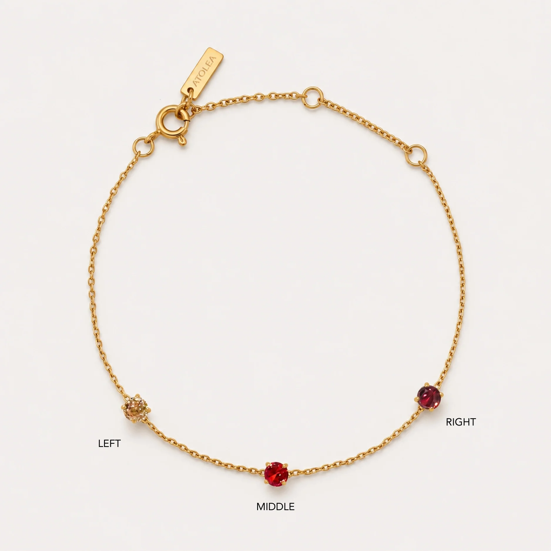 Custom Birthstone Bracelet - Image 7